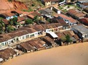 Cidade de Jacuípe destruída pelas enchentes