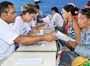 Servidores do Judiciário coletam dados para emissão de documentos
