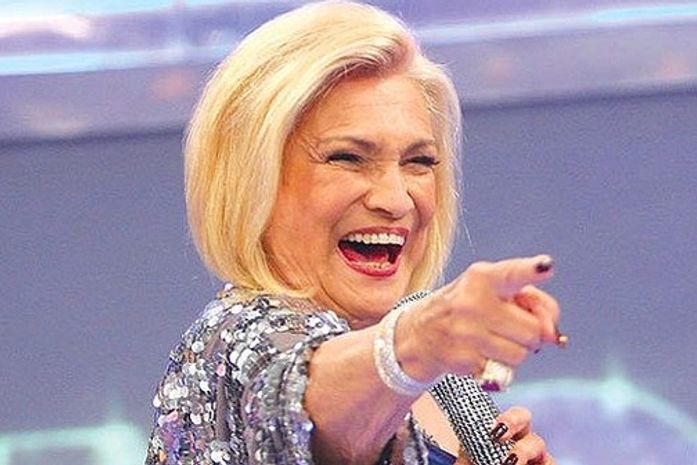 A apresentadora Hebe Camargo