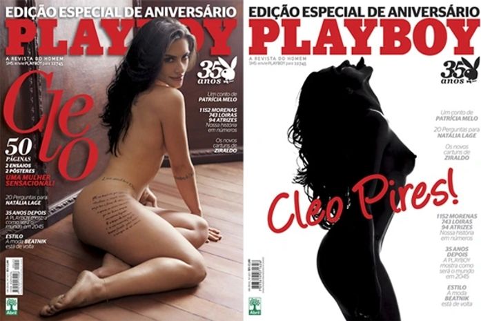 Dose dupla: Confira as duas opções de capa de Cleo Pires na Playboy!