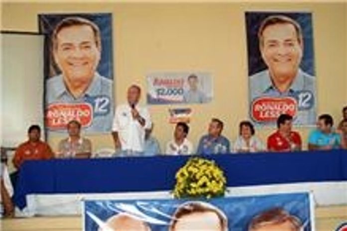 Renan falando em Santana do Ipanema