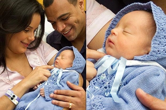 Nas bancas: Luciele di Camargo e Denílson apresentam Maria Eduarda