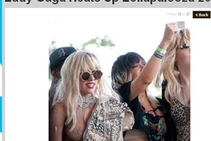 Lady Gaga é carregada por multidão e beija músico