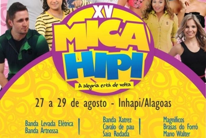 Bandas já estão confirmadas para o Mica-Hipi em Inhapi