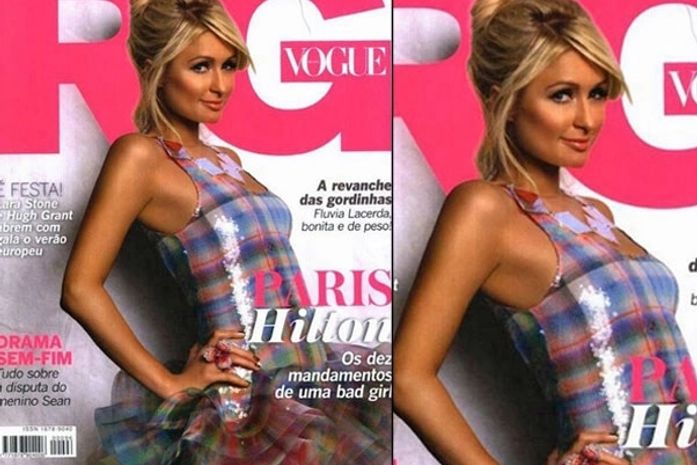 Paris Hilton na capa da edição brasileira da 'RG Vogue'