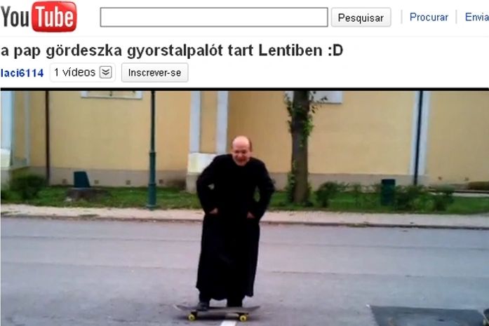 Padre skatista húngaro vira sucesso no YouTube