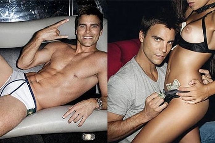 Ator de "Melrose Place" posa de cueca para marca brasileira