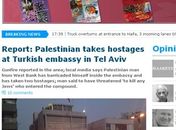 Homem faz reféns em embaixada turca de Tel Aviv