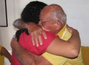 Emoção se misturou as lágrimas e a saudade