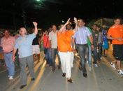 João Lyra faz caminhada e comício na Barra de Santo Antonio