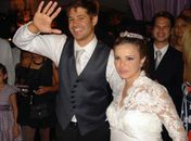  Dado Dolabella na festa do casamento, em setembro de 2009 