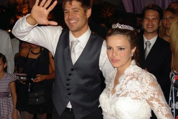 Dado Dolabella na festa do casamento, em setembro de 2009