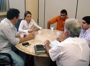 Secretária recebe comitiva de Mata Grande