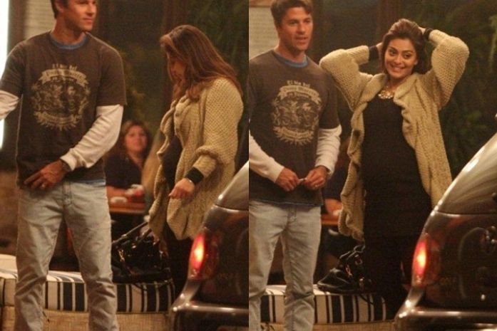 Confira barriguinha saliente da grávida Juliana Paes