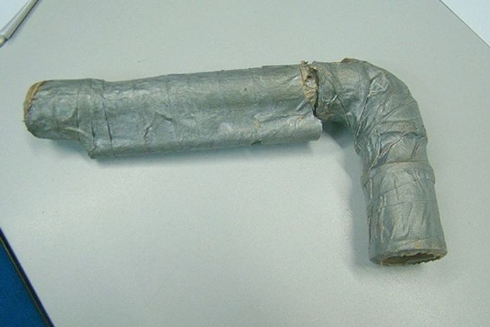 Arma de PVC apreendida 