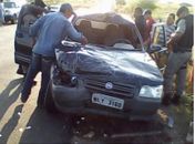 Carro bate em carroça de burro e deixa um em estado grave no Sertão de Alagoas