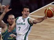 Eslovênia não teve nenhuma dificuldade para derrotar a Austrália e avançar às quartas do Mundial
