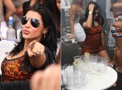 Priscila se acaba de dançar até o amanhecer em Angra dos Reis