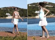 Luciana Gimenez, mais uma vez, nega gravidez e diz que comeu leitão a pururuca