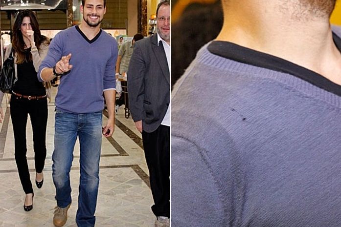 Cauã não consegue fazer a barba por causa do excesso de trabalho