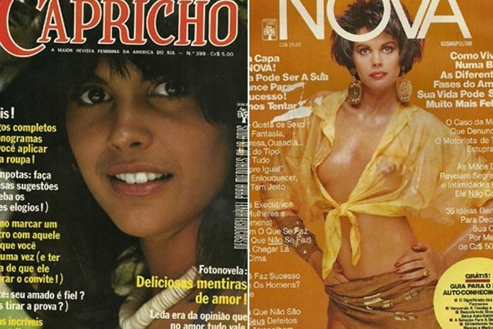 Direto do túnel do tempo! Monique Evans mostra capas antigas de revistas