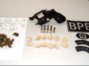 BPE apreende arma e drogas no bairro do Jacintinho