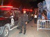 Policia garante seugrança no debate
