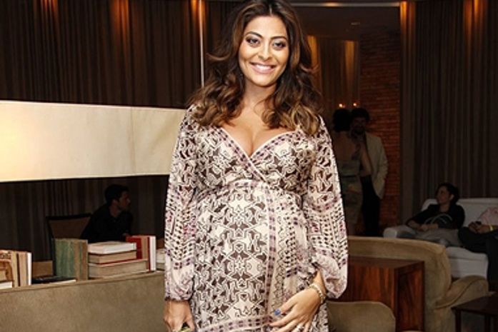 Juliana Paes comanda festa de lançamento de seu programa