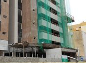 Princípio de incêndio em obra na Ponta Verde mobiliza Corpo de Bombeiros