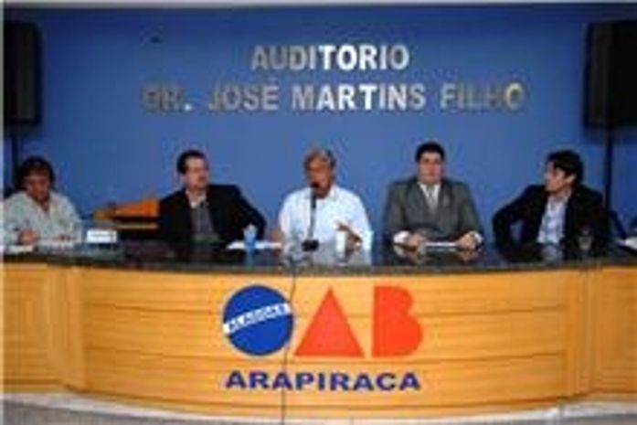Téo na OAB/Al de Arapiraca
