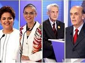 Serra foca Dilma, mas é atacado por Marina que tenta chegar ao 2°turno