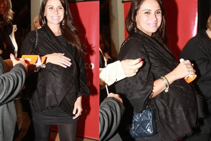 'Mais uma semana! Acho que minha última de barriga',