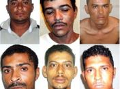 Os seis presos responsáveis pela sexta fuga na delegacia de Penedo em 2010