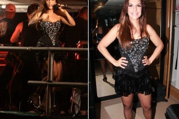 Ivete Sangalo exibe corpão em show no Rio de Janeiro