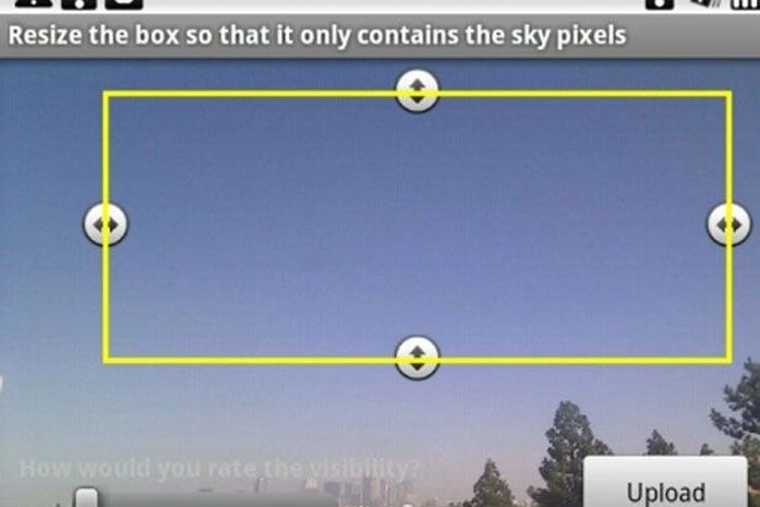 App para Android usa câmera para medir qualidade do ar