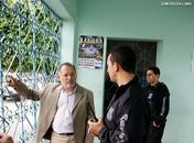 Promotor de Justiça Tácito Yuri com o coordenador da Asfixia, Agente Daniel Pinto,
durante operação em Santana do Mundaú 