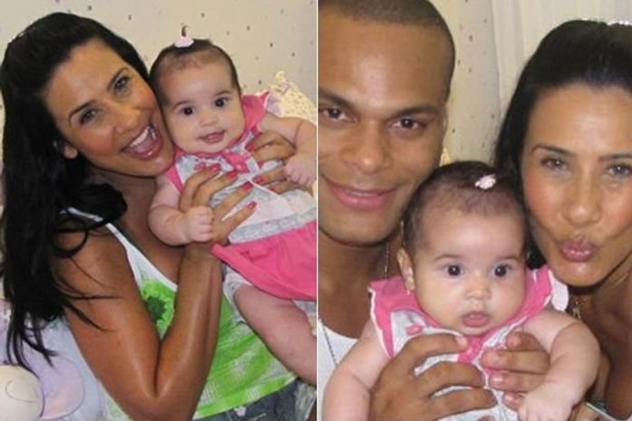 Scheila Carvalho apresenta a filha de três meses no Twitter