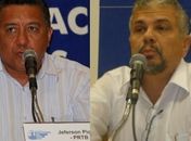 Candidatos Mário Agra e Jeferson Piones 