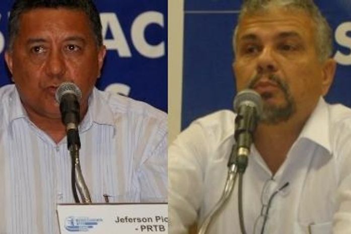 Candidatos Mário Agra e Jeferson Piones