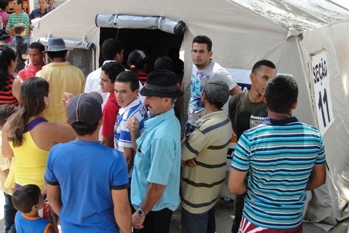 Na secção 11, eleitor enfrentou fila numa boa