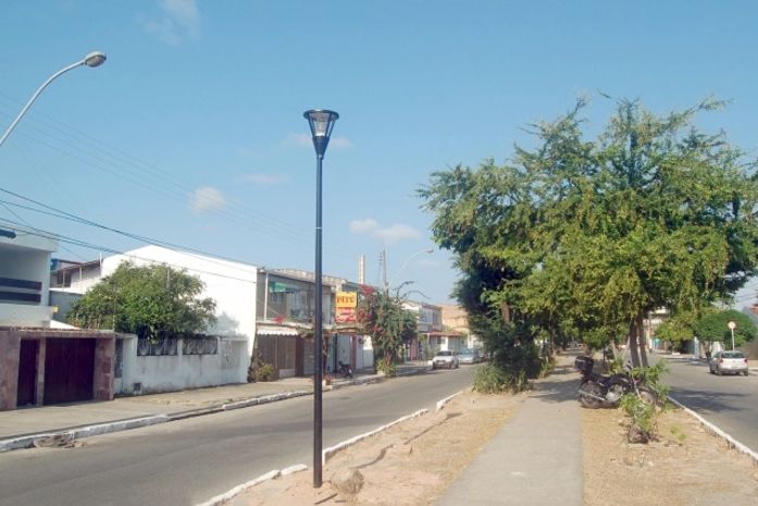 Sima moderniza iluminação da Avenida Amélia Rosa