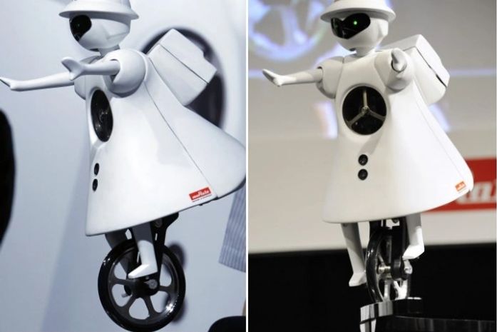 “Robô circense” anda na corda sem perder o equilíbrio