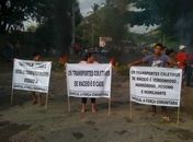 Moradores realizam protesto e bloqueiam rodovia AL 101 Norte