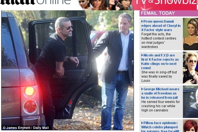 George Michael deixa a prisão após quatro semanas