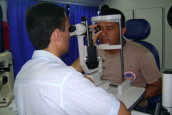 PM participa de projeto para prevenir o glaucoma