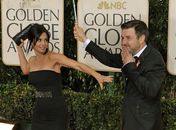 Courteney Cox e David Arquette no Globo de Ouro em janeiro de 2010 