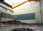 Após desabamento, governo providencia recuperação de escola