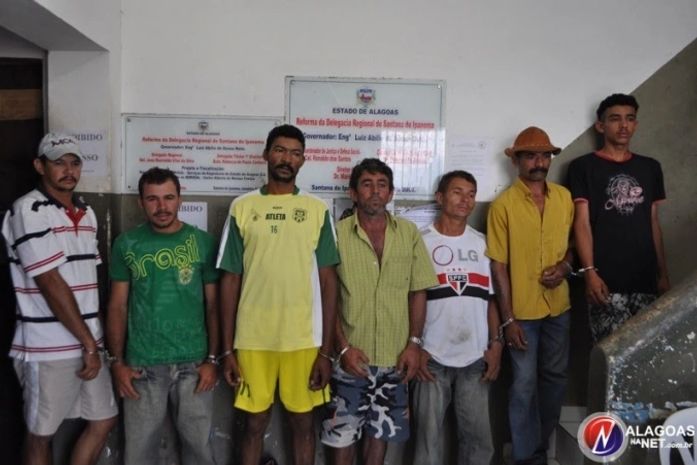 Gilson Rocha, Damião(Pipoca), Edilson(Nego Dica), José Rodrigues(Dedé do Beiço liso), José Reginaldo(Regis da Bela), Anízio e Arcley(binho)