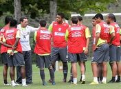 Vídeo:Luxemburgo dá aula no Fla e ganha nota 10 dos seus alunos