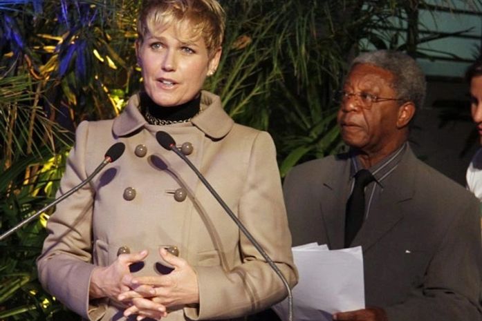 Xuxa e Milton Gonçalves